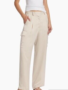Ba&Sh Cary Champagne Cargo Pants